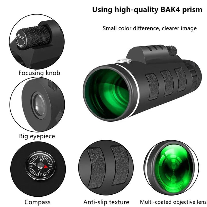 MONOCULAR  PORTÁTIL 10X48