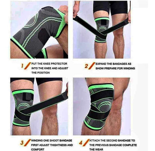 Rodilleras Deportivas Elasticas de Compresión X SPORT 2 PACKS